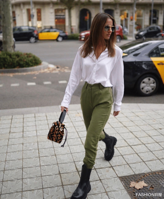 FASHION日报 西班牙ins时尚博主五官精致的高冷范 摩登的时尚穿搭教科书
