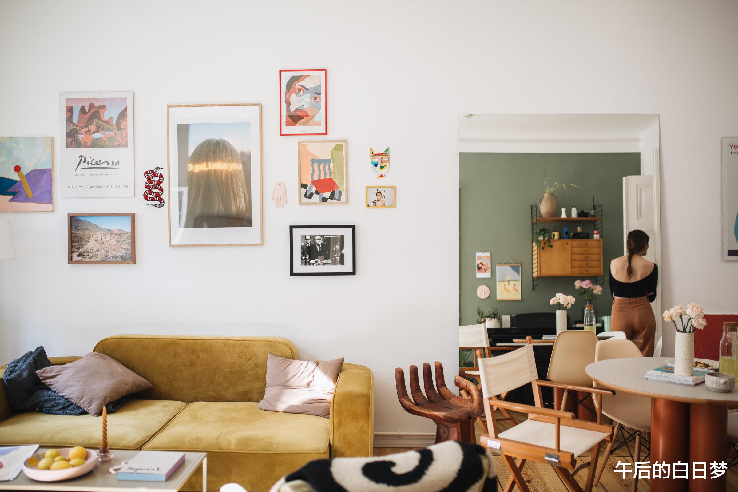 午后的白日梦|68平独身公寓,艺术复古风的优雅空间,属于画家的美好工作室