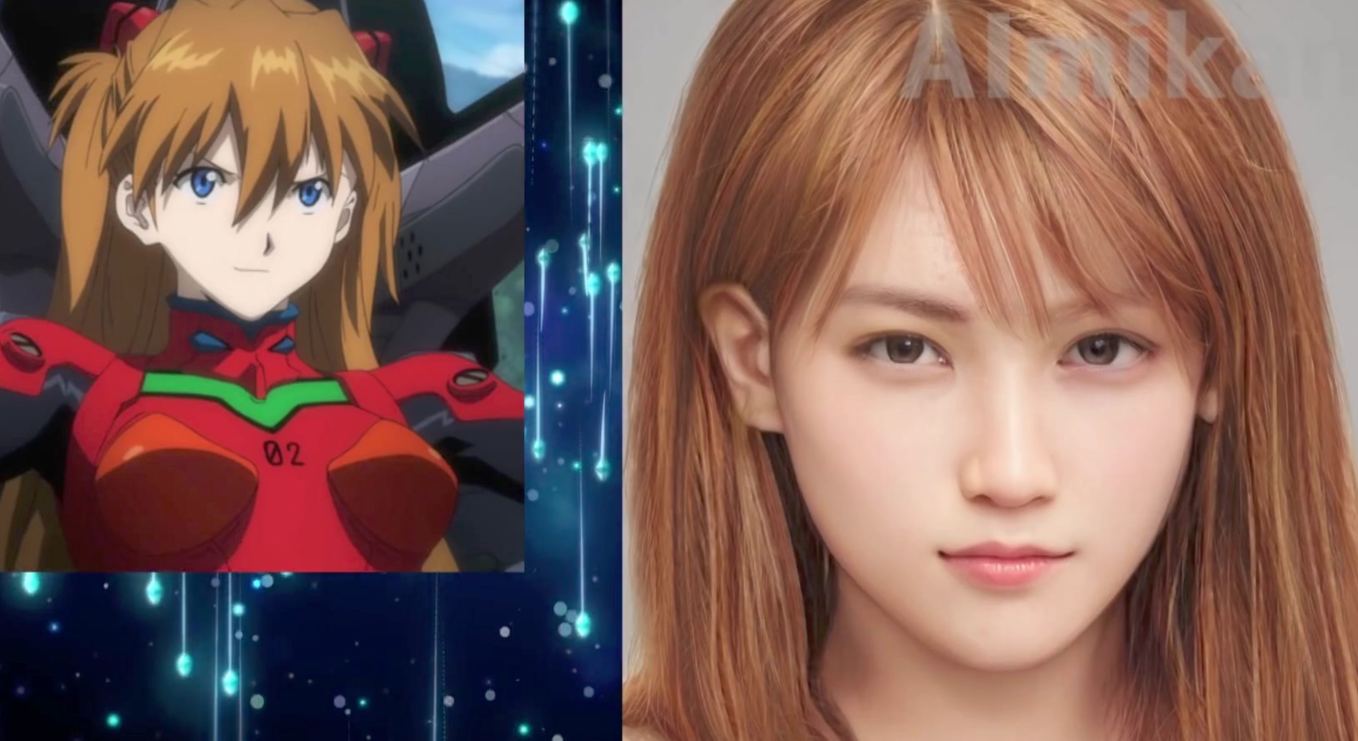 ai|大佬把《EVA》的角色用AI进行了真人化,网友吐槽:这能有COS香?