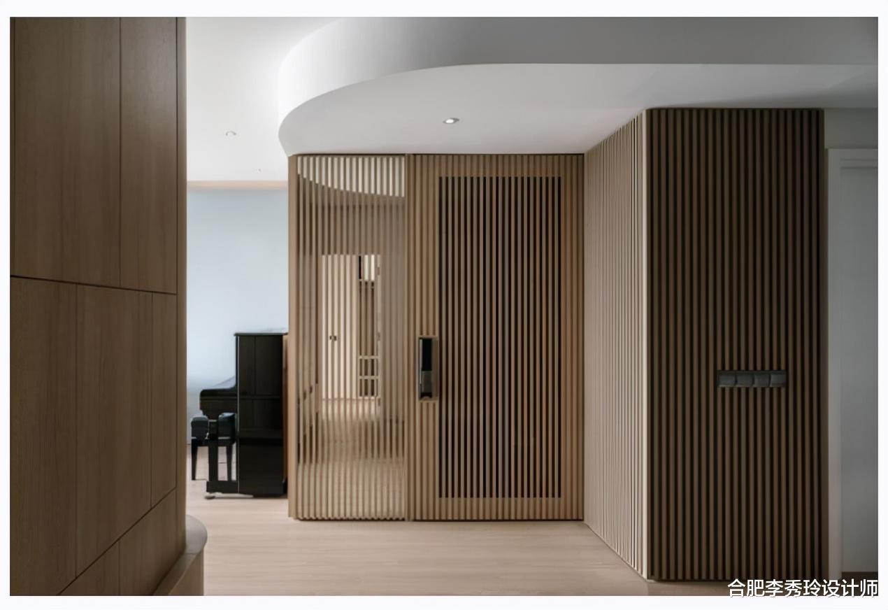 越来越多人用木格栅做“隐藏”设计,用在这5大功能区,真正美观