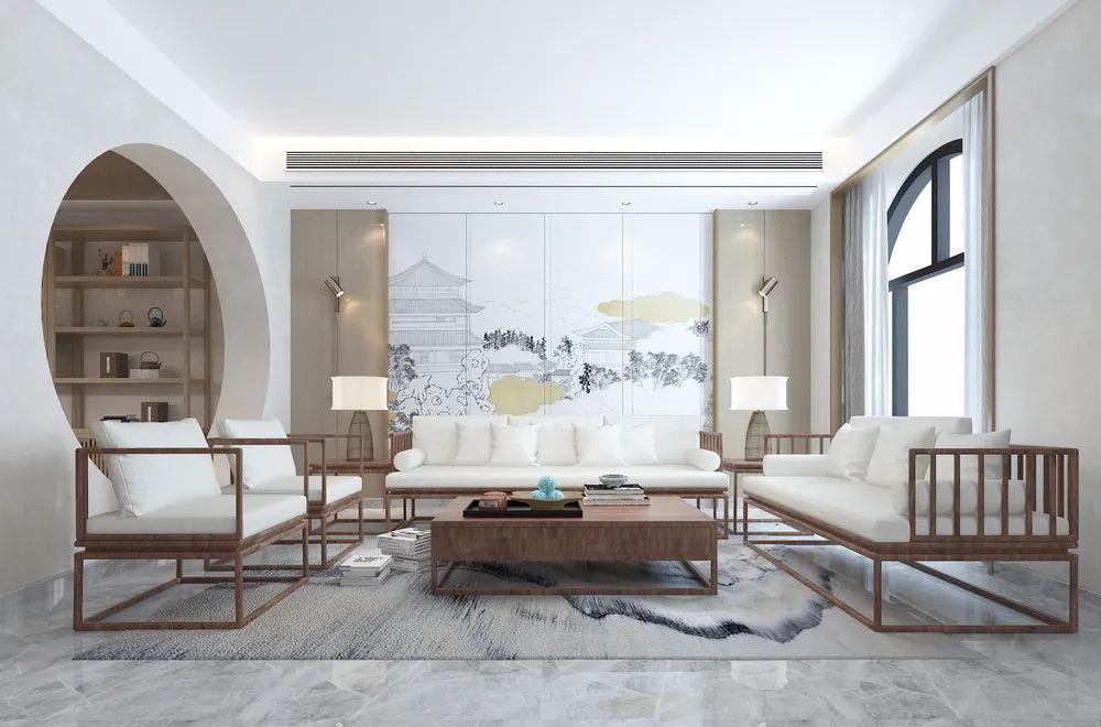 |终于从平层换成别墅，把它装修成新中式风格，全屋不仅大气还温馨