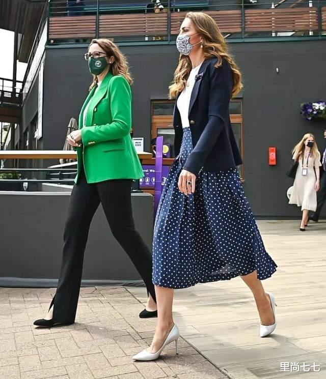 里尚七七|凯特与网球名宿现身温网,穿万元大牌似戴妃翻版,哈里来了变高调