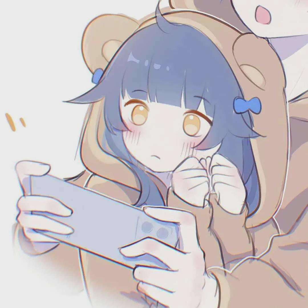 |动漫头像：太阳快要落山的时候，路灯都会接着亮起，继续温暖人心