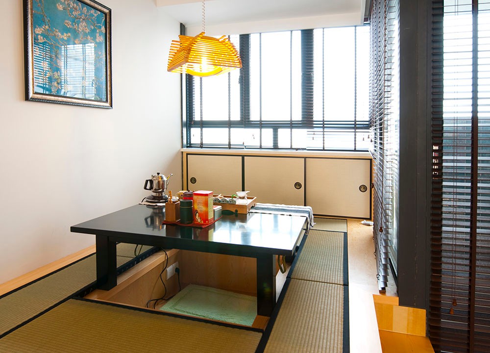 |日式简约的小户型设计，贴近大自然的设计，打造了充满禅意的家