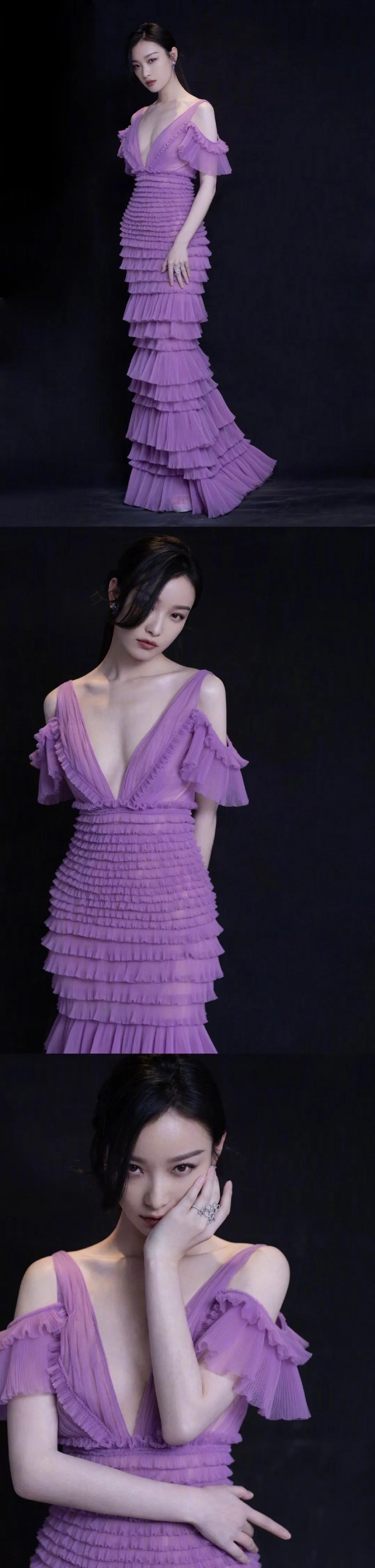 时尚八卦小天后|盘点倪妮美到“出圈”的造型！蕾丝白裙似尤物，身段气质好迷人