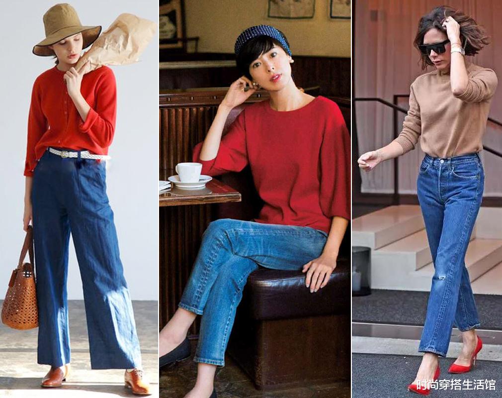 时尚穿搭生活馆 要风度也要温度,真正有品味的女人秋天这样穿牛仔裤,时尚又高级