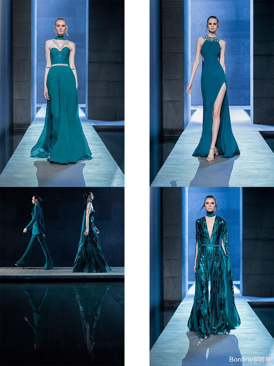 Bordine聊时尚|Elie Saab 2021秋冬系列，在困境中的坚持，对黑色和丝绒、褶皱等面料的释怀