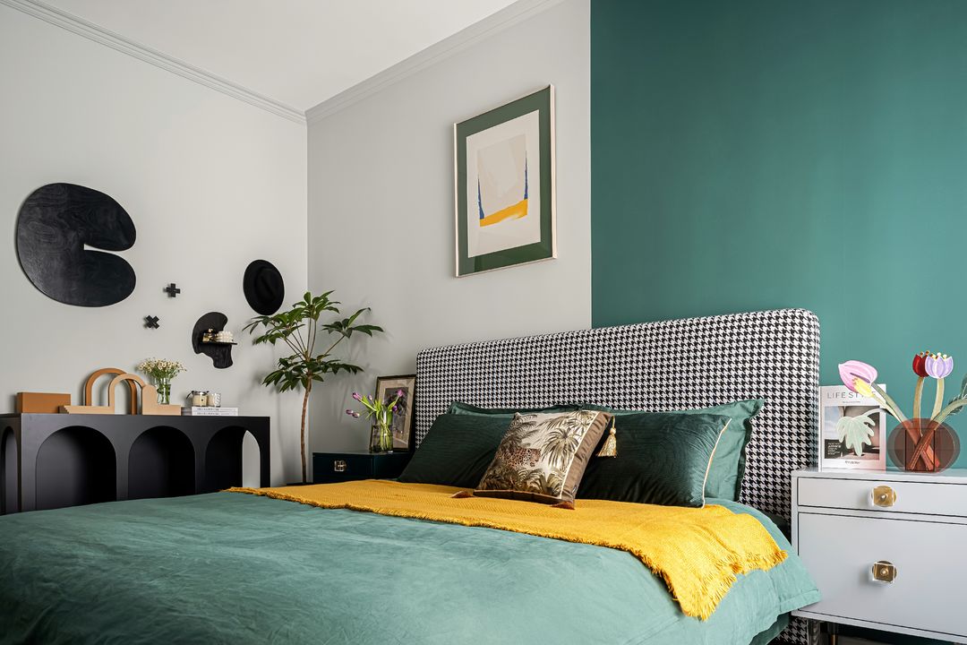 |小夫妻的轻奢复古四居，轻装修重装饰，时尚优雅又文艺，好羡慕