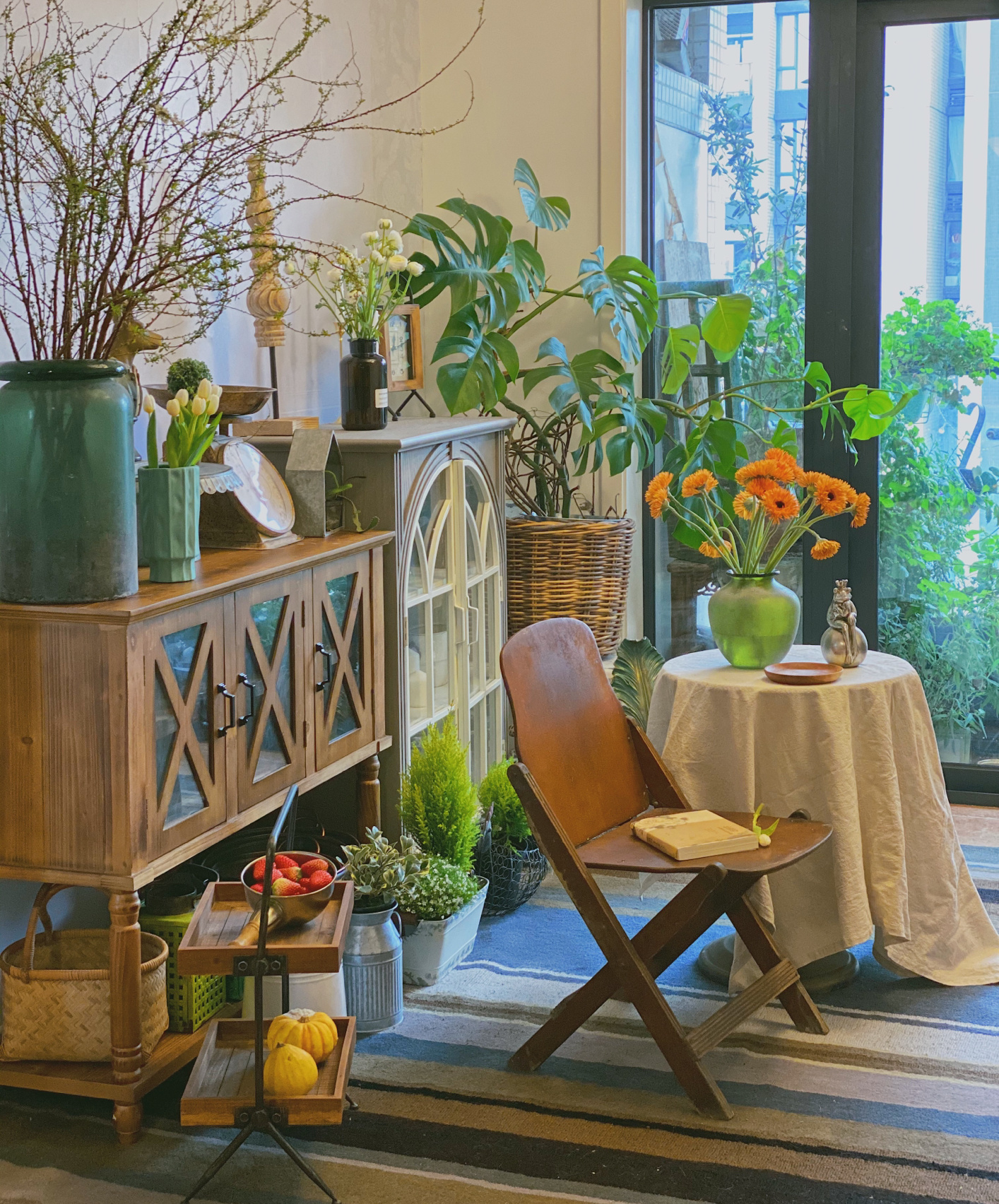 3.3㎡迷你阳台“造花园”，没想到小小阳台能这么漂亮，太喜欢了