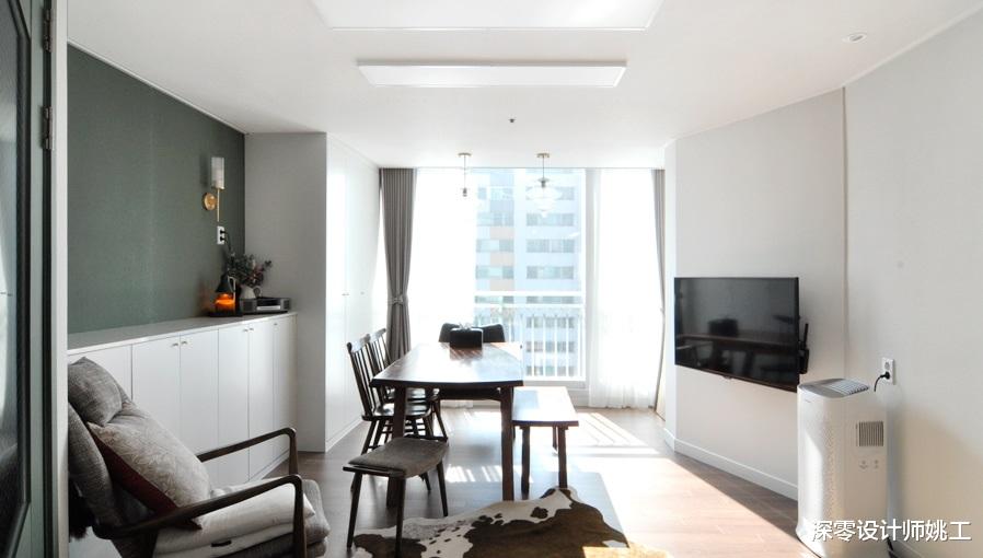 开门见厅算什么户型缺陷,留1㎡局部下沉改独立玄关,邻居称赞不已