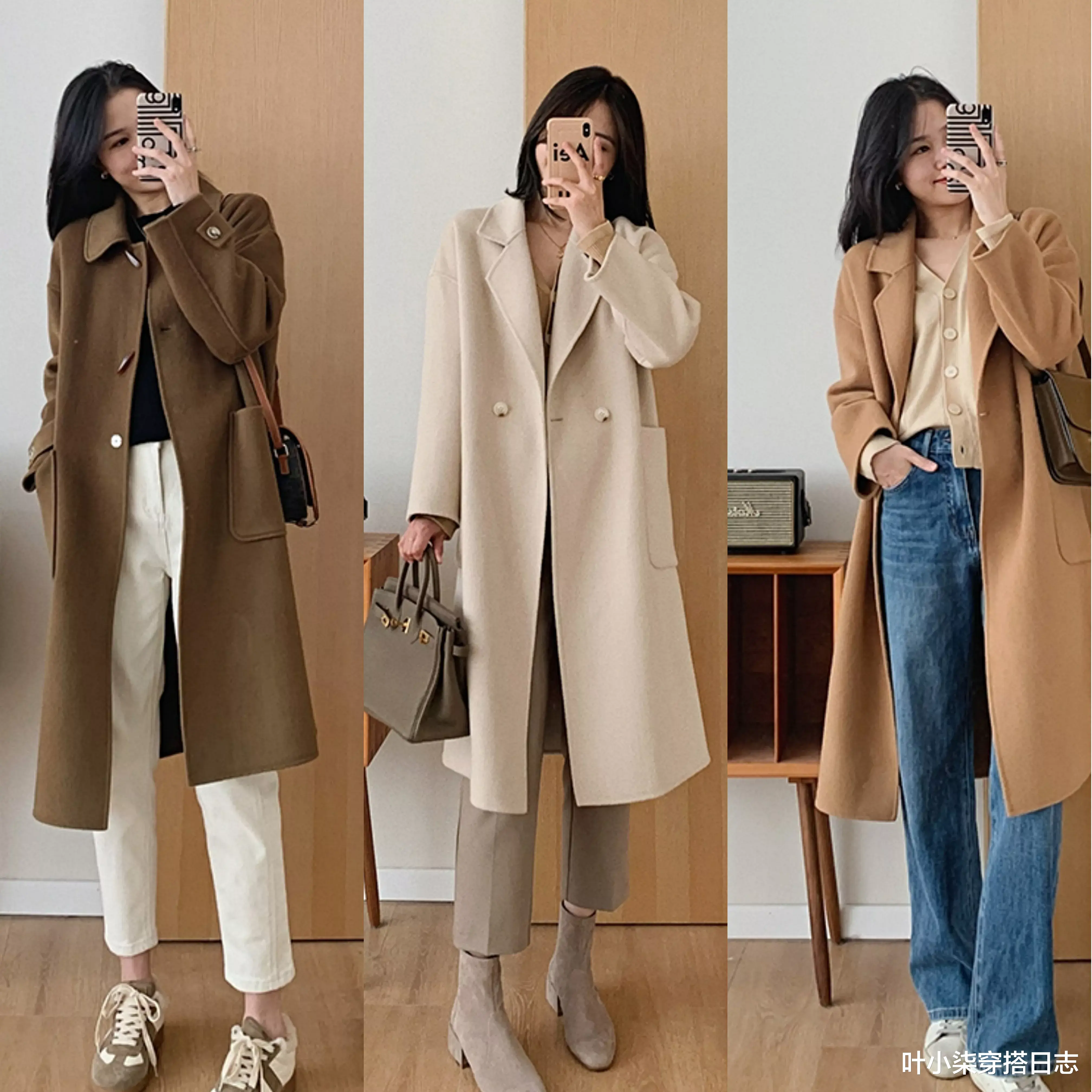 叶小柒穿搭日志 30+女生秋冬学会韩系穿搭，减龄时髦，普通单品也能穿出好气质