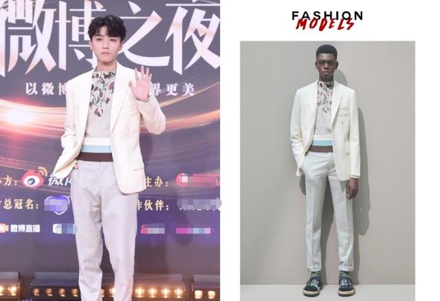 微博之夜|微博之夜明星造型与模特对比：热巴超越原版，王一博被嘲像门童