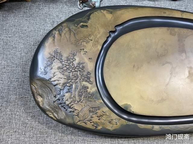 雕刻|在山上挖了5块石头背回家，我自己雕刻成小茶盘，一个比一个美