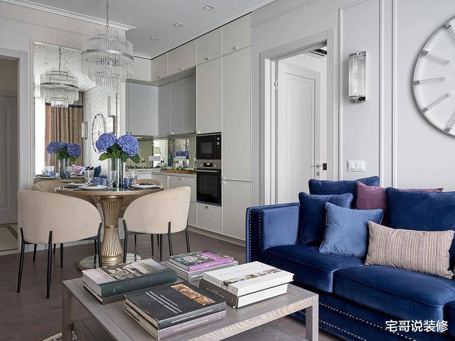 3口之家69㎡的2居室,配色让人赏心悦目,精致大气又温馨,真好看