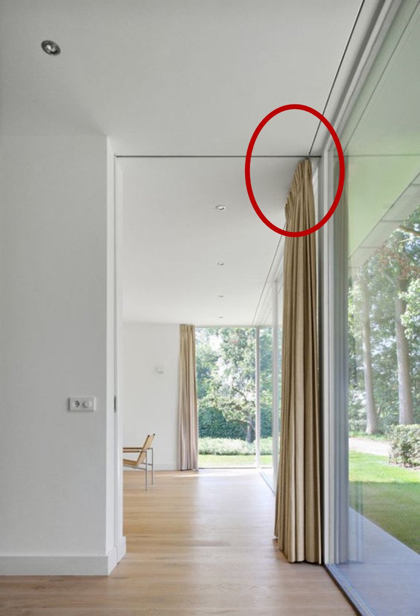 早知道我也把窗帘轨道嵌入天花板,极简隐形,再看30年都不过时