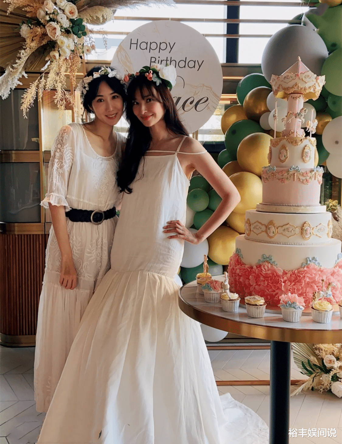 吴佩慈|吴佩慈获一众闺蜜庆祝43岁生日，21个人生50个孩子，现场辣妈云集