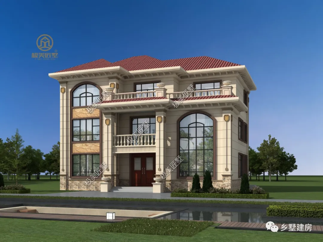 占地180平，三层欧式风别墅，浪漫与舒适共享