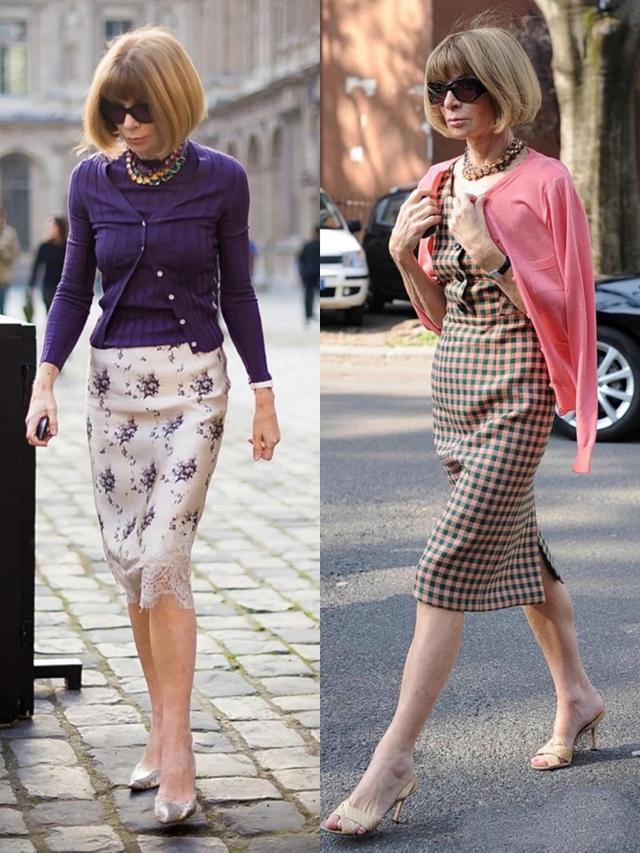 安娜·温图尔|“时尚女魔头”安娜·温图尔,衣着光鲜身材曼妙,72岁风采依旧