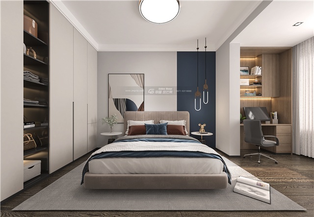 260m2现代风格装修,一眼就爱上的温柔配色,气质绝了