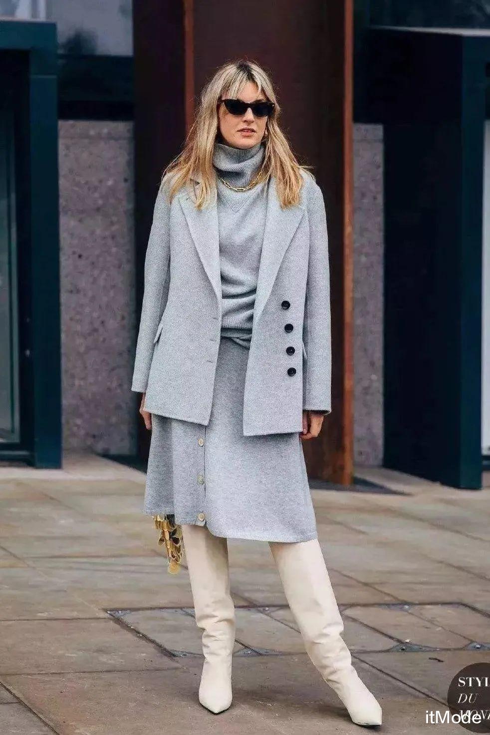 itMode|针织衫+半裙=秋天最养眼混搭CP，显瘦又高级！