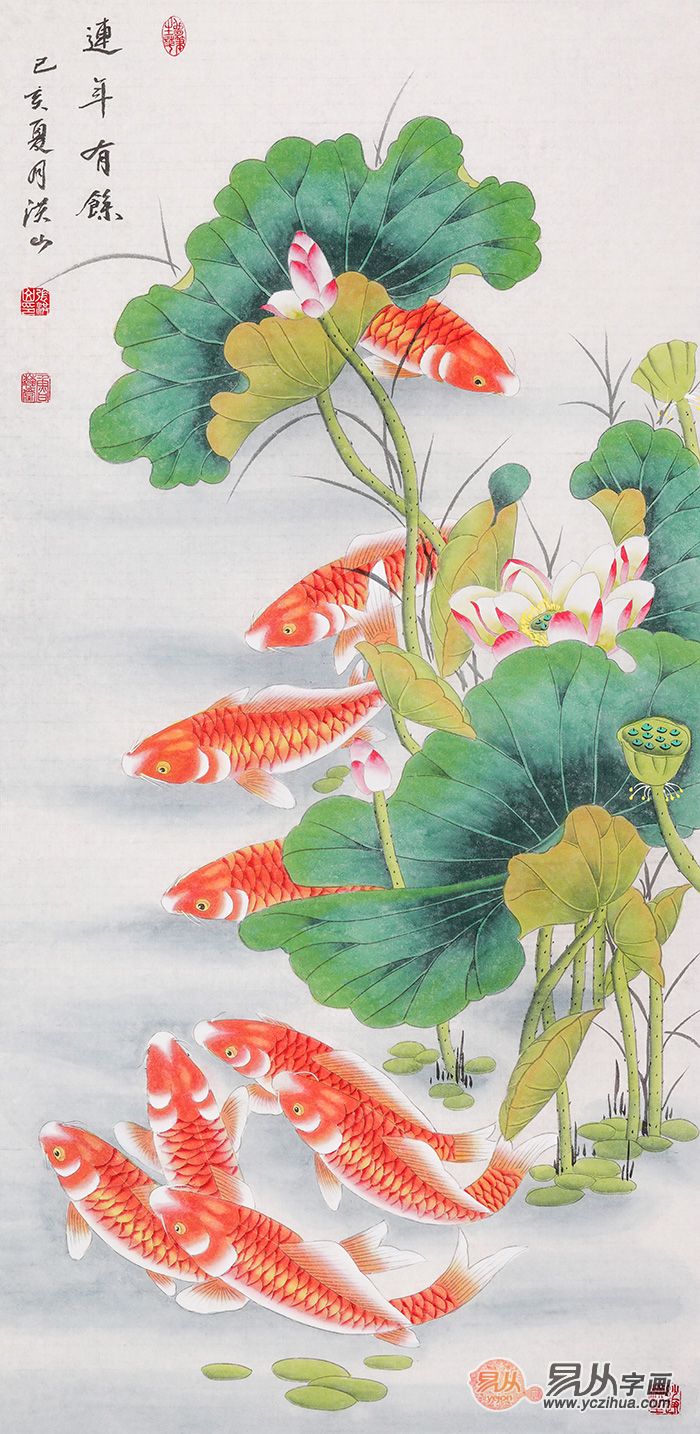 玄关装饰画选择什么好?推荐几幅合适的名家国画!