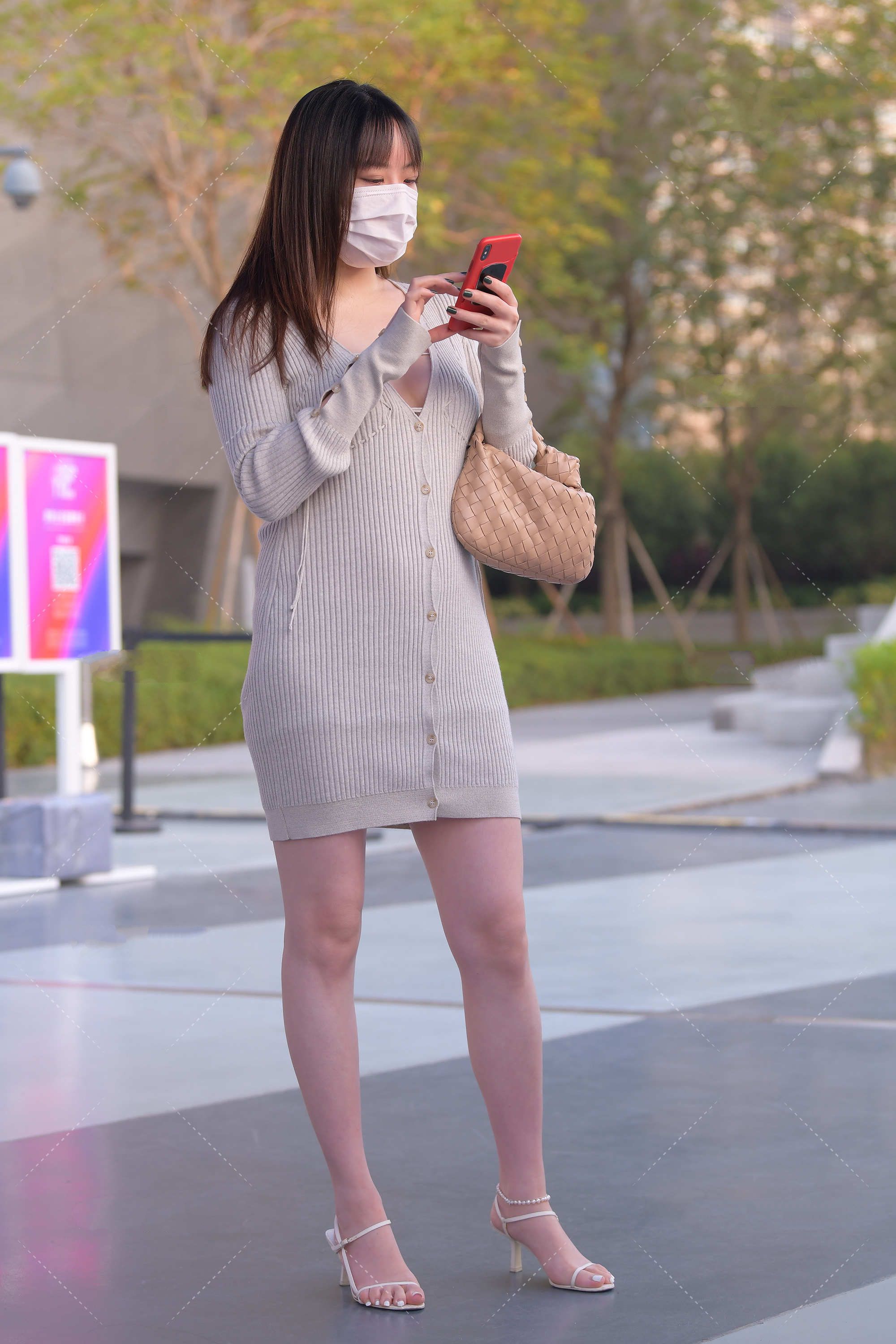 连衣裙|长款针织衫做连衣裙，独特的设计，宽松又休闲