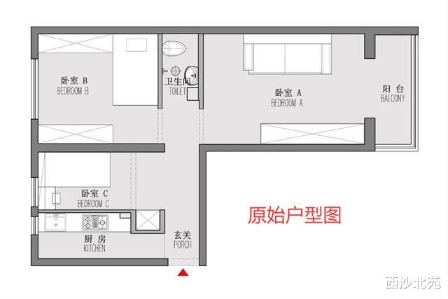 |适的MUJI风,以简约为主,45㎡的小屋满满的智慧