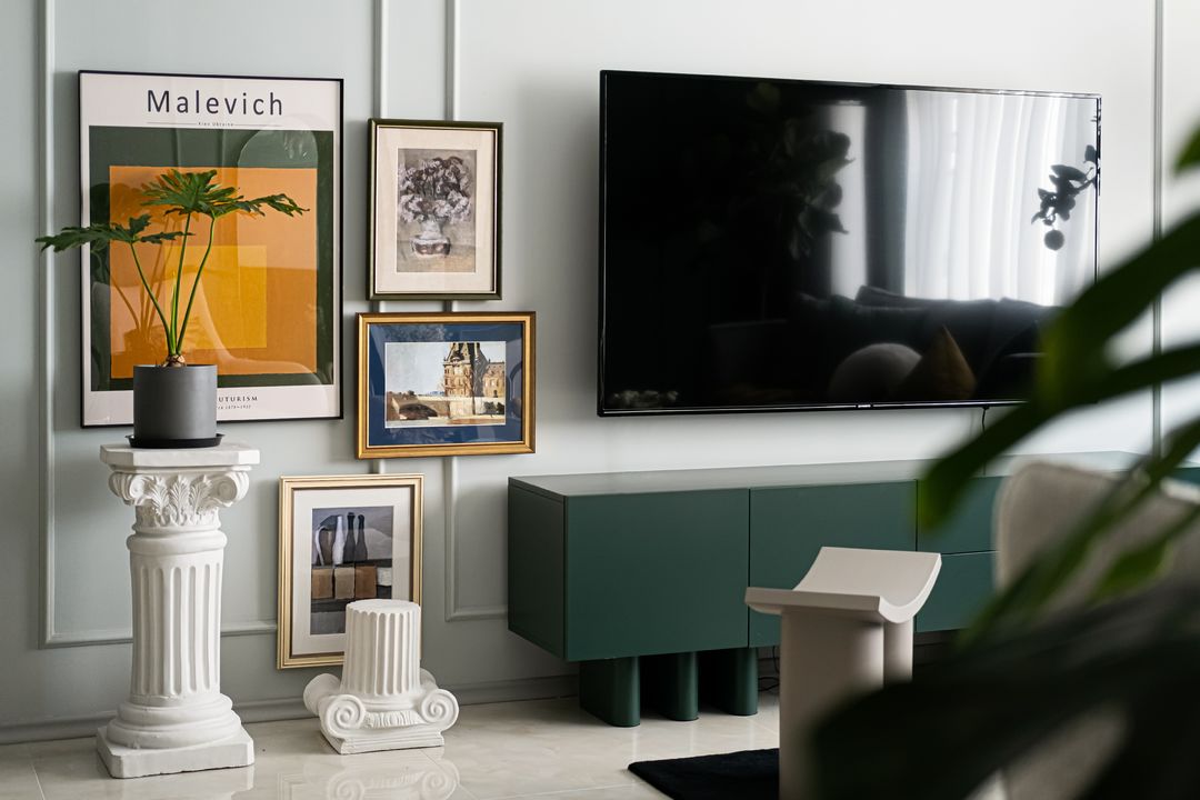 |小夫妻的轻奢复古四居，轻装修重装饰，时尚优雅又文艺，好羡慕