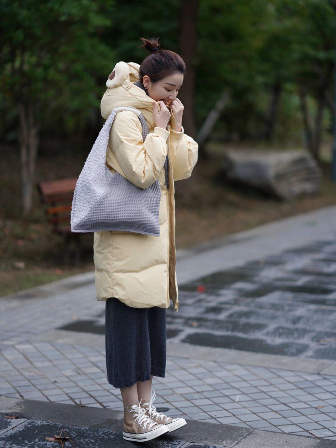 何有强 冬天还是穿羽绒服最给力,保暖时髦又精致,让你轻松美出新高度