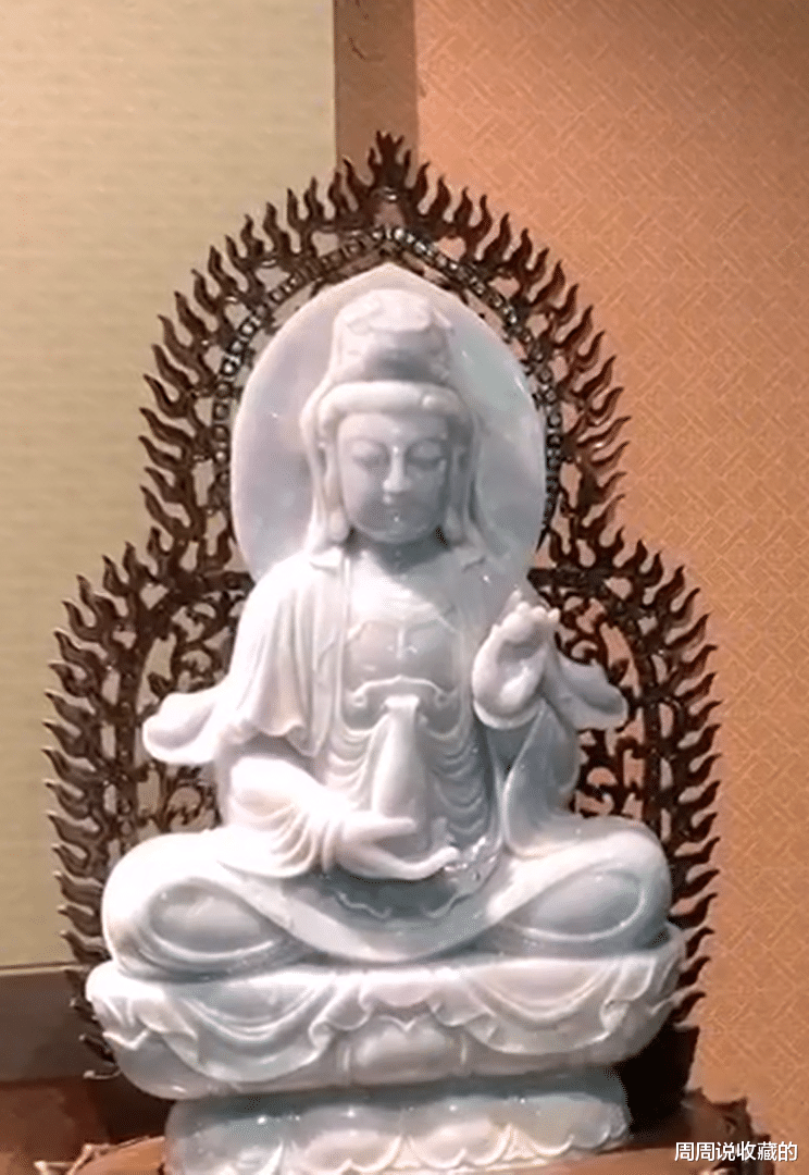 翡翠|如何看翡翠观音的开像？