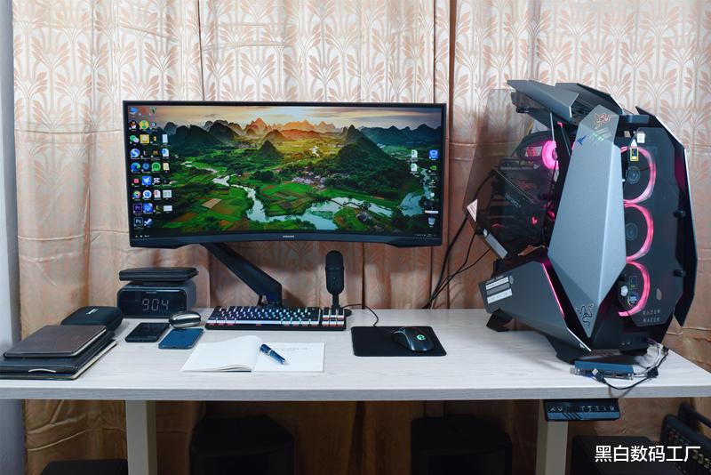 居家办公新玩法，升降自如随意摆头-JOY WORKER桌面套装组合