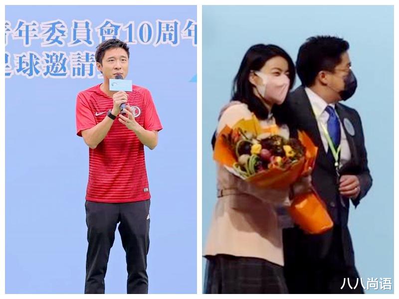 马蓉|霍启山与众名媛同框，对镜微笑表情呆萌，手还放在一位美女肩上