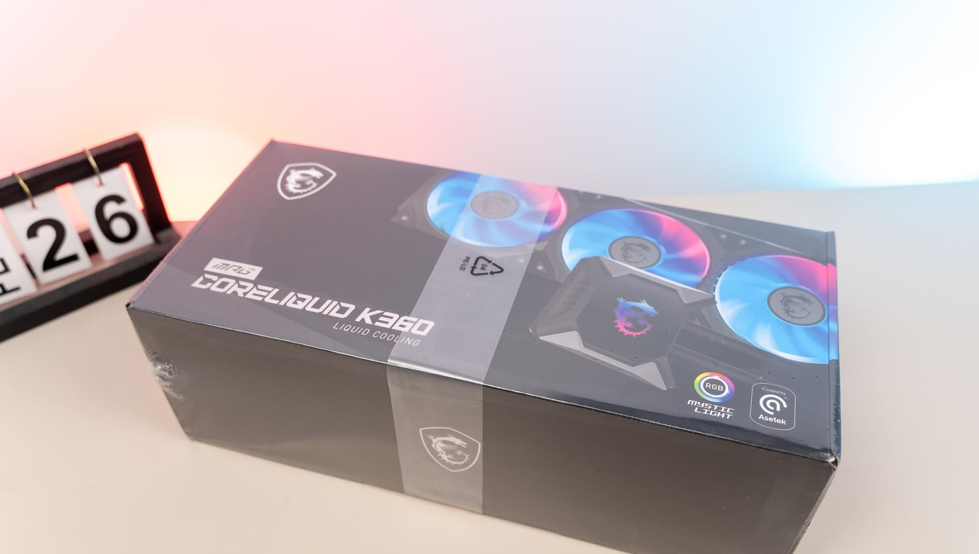 CPU|外观精致漂亮,性能非常强大、微星寒霜K360一体式水冷散热 评测