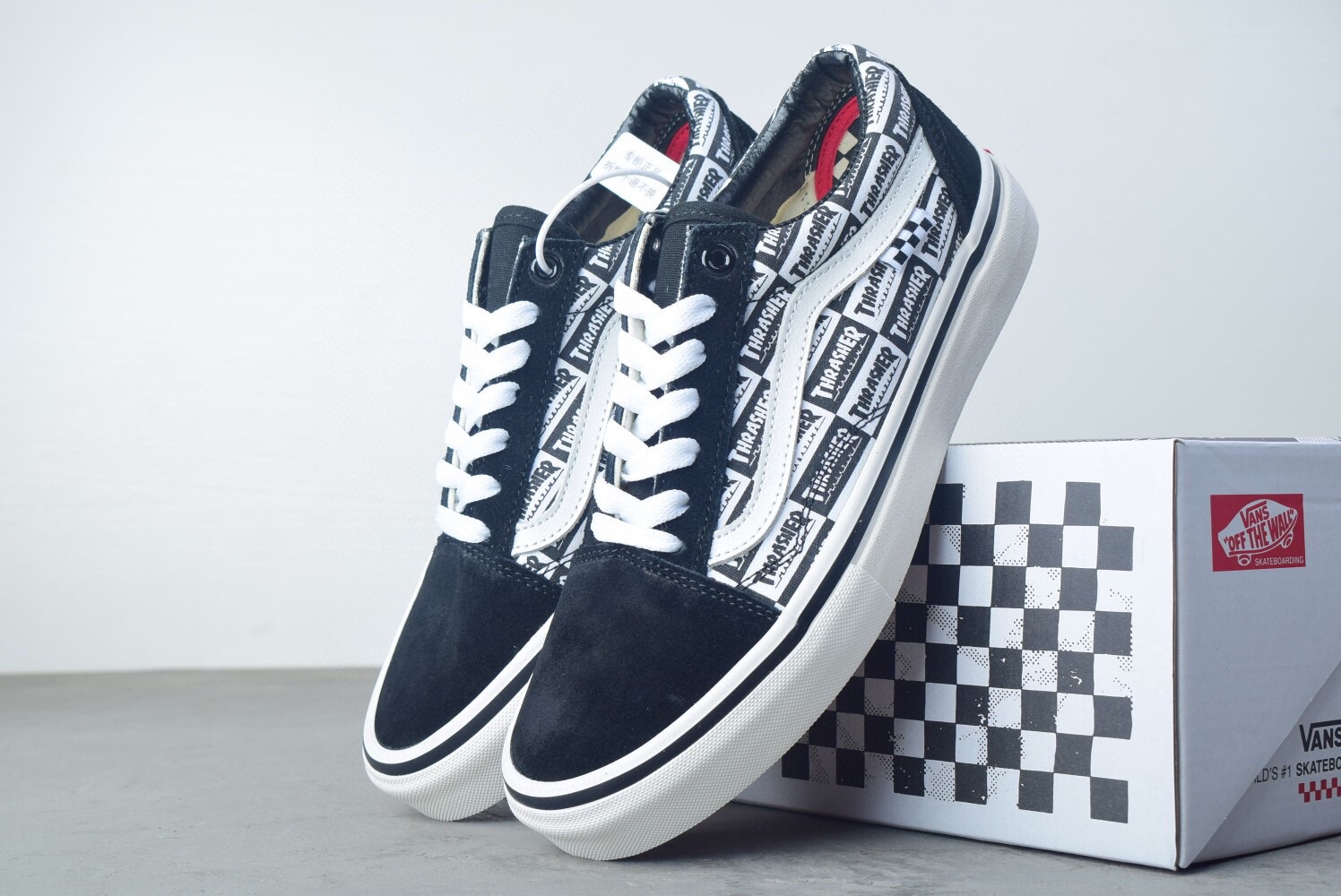 莆田鞋匠|VANS SKATE OLD SKOOL CUSTOMS × THRASHER联名