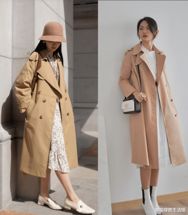 时尚穿搭生活馆|秋天风衣穿搭有讲究，注意这4个穿搭技巧，出门简单又有气质