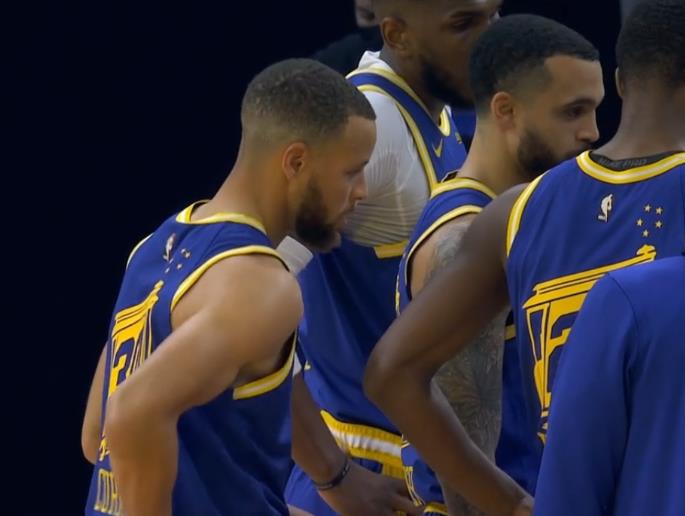 斯蒂芬·庫里|另類三節(jié)打卡下班！庫里盡力了，投進5記三分砍27分，正負值-27