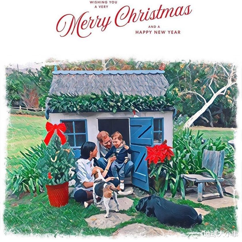 圣诞节|哈里梅根暖晒“圣诞贺卡全家福”，小女儿首次露面可爱到不行