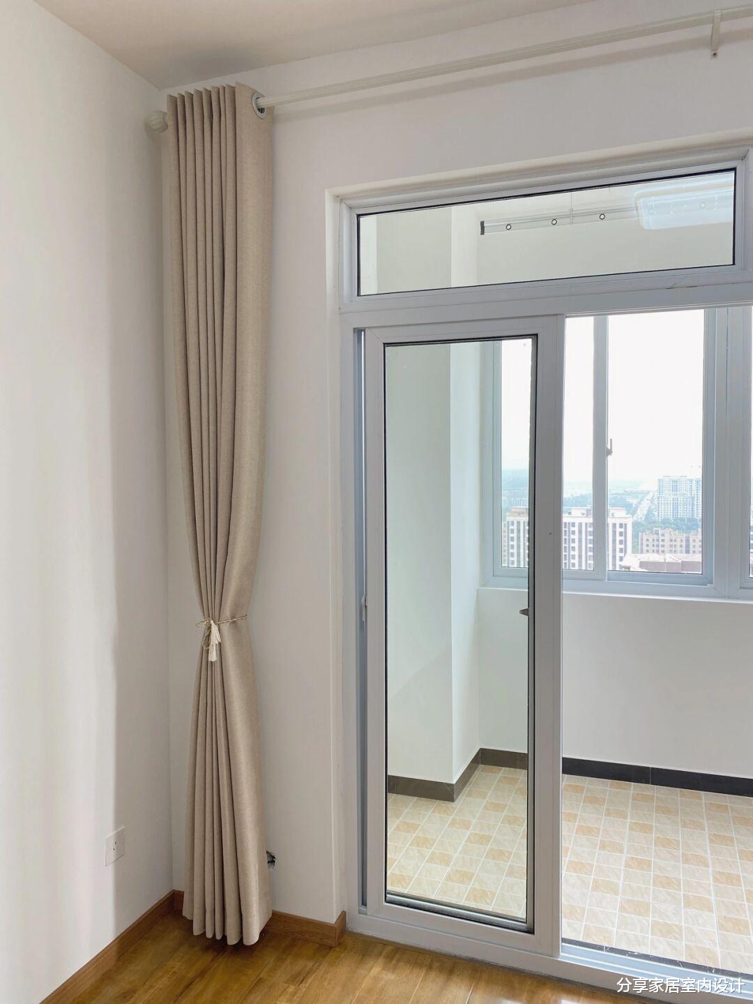 |90平新房硬装结束啦,全屋木地板,不做吊顶,打扫干净很喜欢!