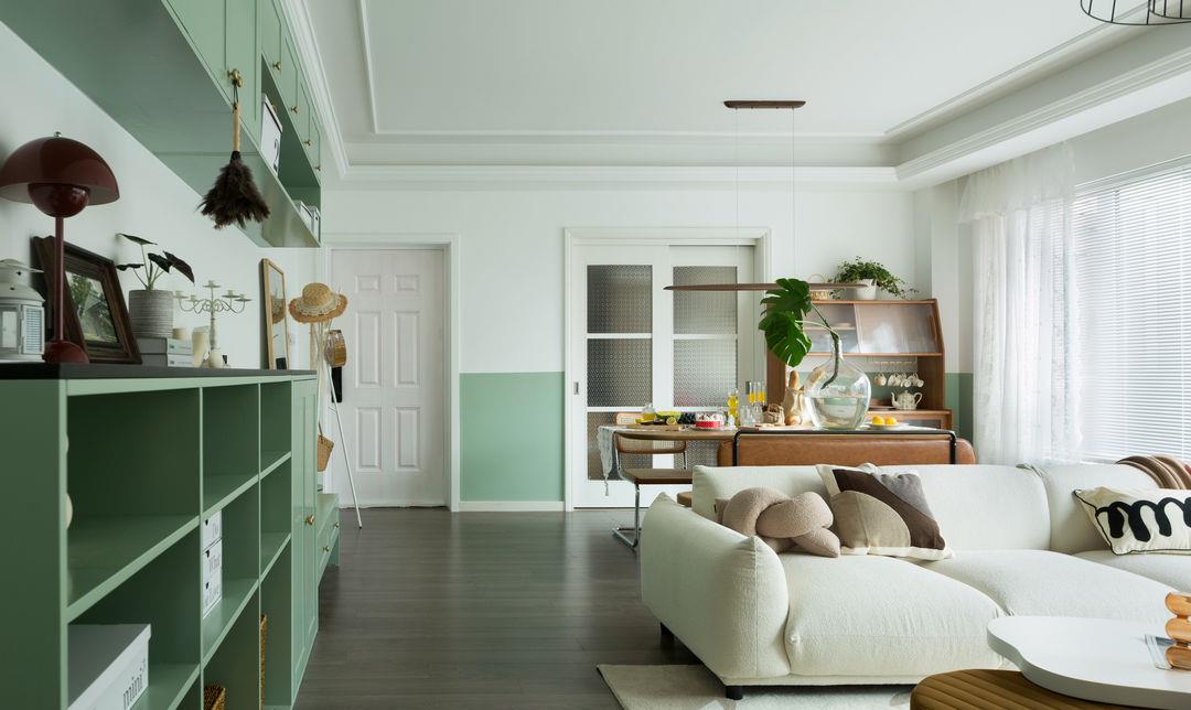 一个小操作，就让平平无奇的精装房变成森系美宅，这效果真心不错