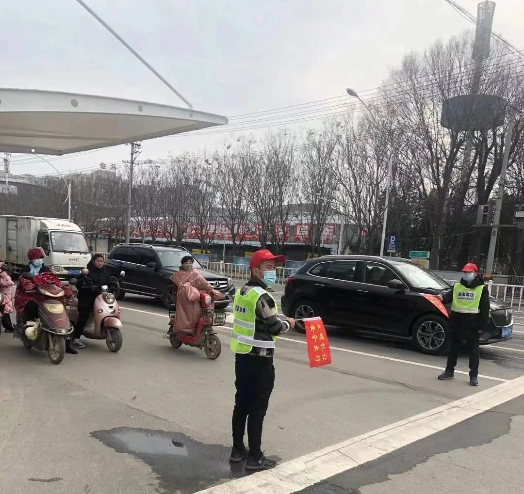 时代安徽 安徽阜南: 文明交通劝导 传递文明精神