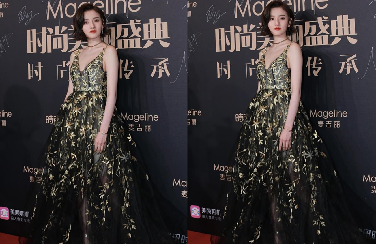 穿衣搭配|宋祖儿虽年纪小但气场挺足，穿亮片裙配红唇好霸气，不像98年的人