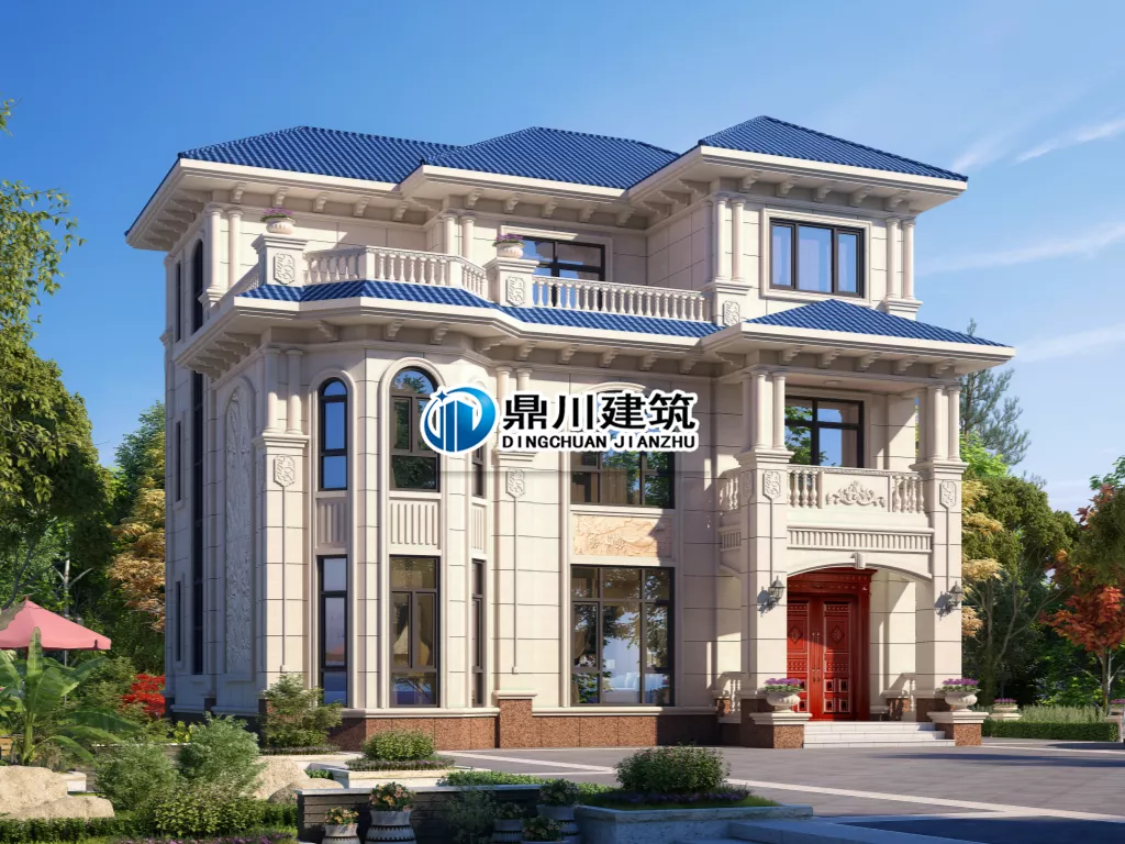 |12×10米，漂亮三层农村别墅，精心设计造好别墅