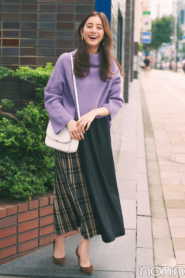 itMode 大毛衣+半裙,才是2021秋冬最气质时髦的打开方式!