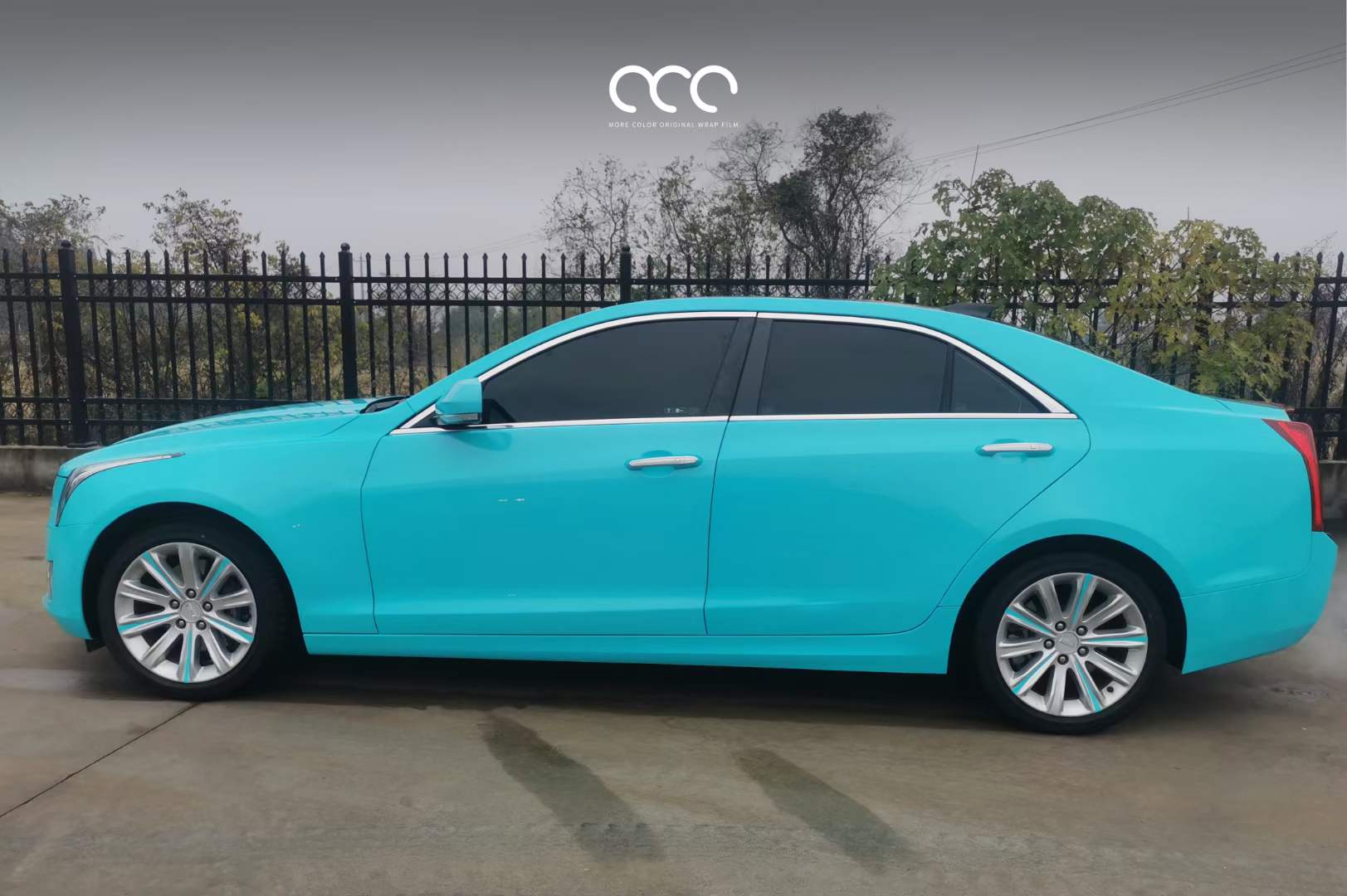 凯迪拉克|凯迪拉克漫彩改色膜水晶喀纳斯青