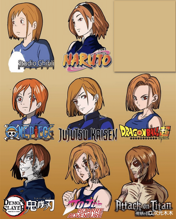 画师|将角色绘制成不同动漫风格,画师展现高超技术,大多数都很有感觉