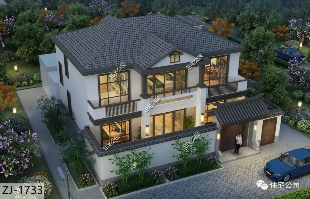 长租公寓|精选图库：15套中式大宅，农村就该建这样的房子