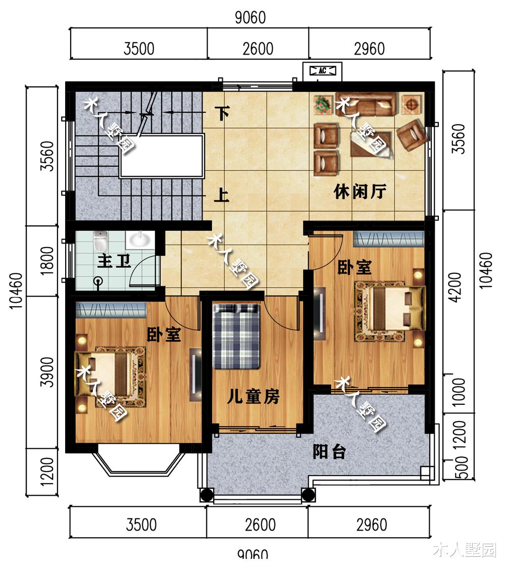 91m2平顶别墅设计,在老家建这房子,真比买房强