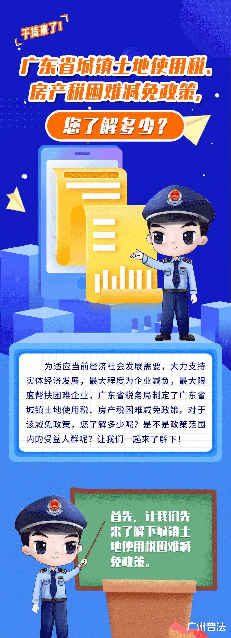 |干货来了！广东省城镇土地使用税、房产税困难减免政策，您了解多少？