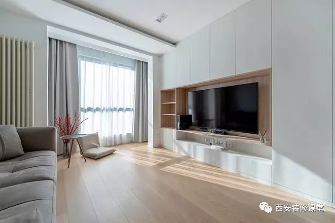 65㎡一室阳光户型,一人坐拥大客厅