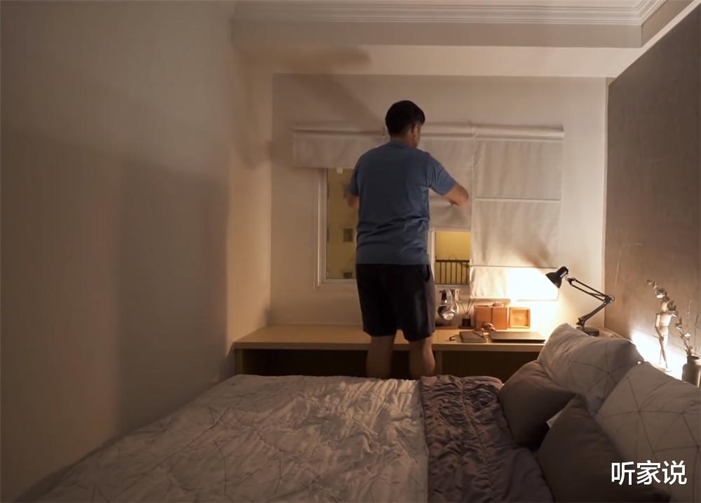 电视背景墙|印尼程序员小哥买下35㎡蜗居，人生中第一套房，面积虽小也要精致